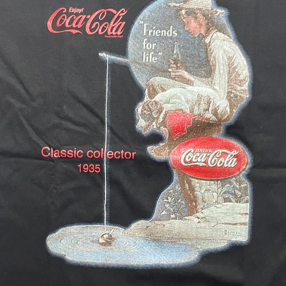 Short Sleeve T-Shirt "Fishing", Black or Dark Navy, Unisex, Adult/Kid, Small 17"
